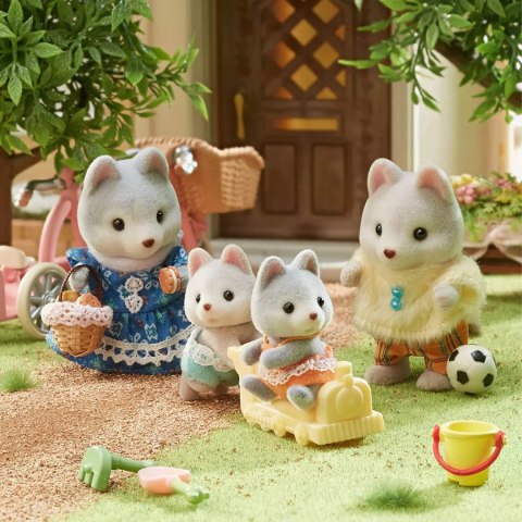 Sylvanian Families. Bliźniaki piesków husky