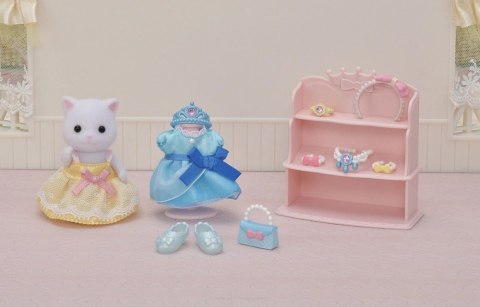 Sylvanian Families. Garderoba księżniczki kota