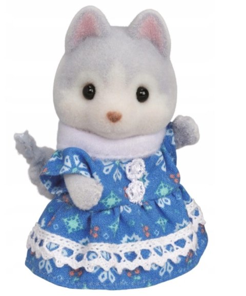 Sylvanian Families. Pieski husky na rowerze