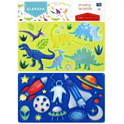 Szablon Rysunkowy Dinozaury/kosmos Pbh 48/192 Szablon Rysunkowy Dinozaury/kosmos Pbh 48/192