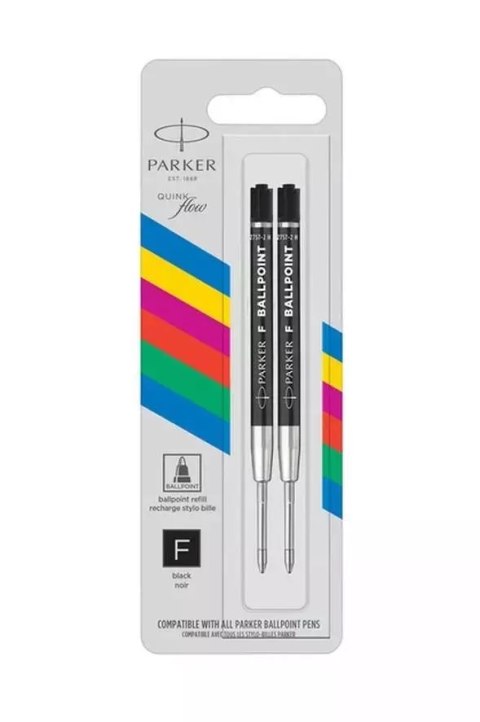 Wkład do długopisu 0.5 czarny Parker F Eco Op2szt B/c Wkład do długopisu 0.5 czarny Parker F Eco Op2szt B/c