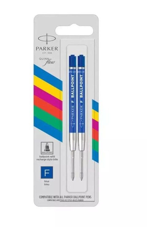 Wkład do długopisu 0.5 niebieski Parker F Eco Op2szt B/c Wkład do długopisu 0.5 niebieski Parker F Eco Op2szt B/c