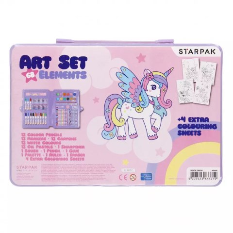 Zestaw Artystyczny 68 Elementów Unicorn Starpak 536856 Zestaw Artystyczny 68 Elementów Unicorn Starpak 536856