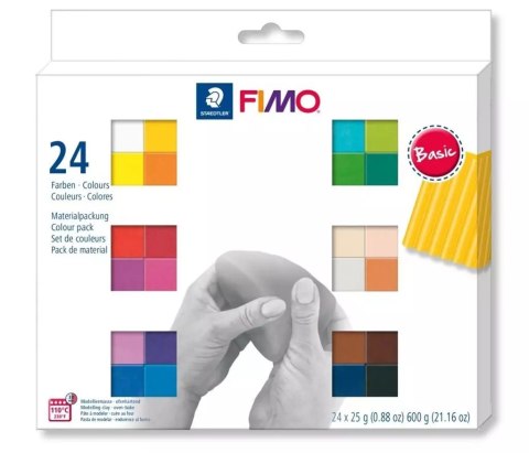 Fimo Soft 24x25g kolory Basic Fimo Soft 24x25g kolory Basic