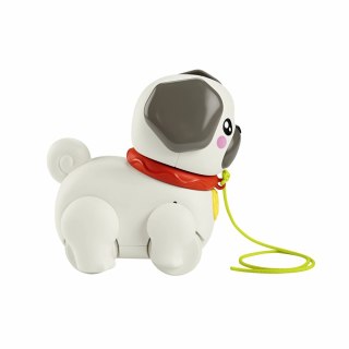 Fisher-Price Pets Spacerowy Mopsik Piesek Zabawka dla niemowląt 12m+ HTW94