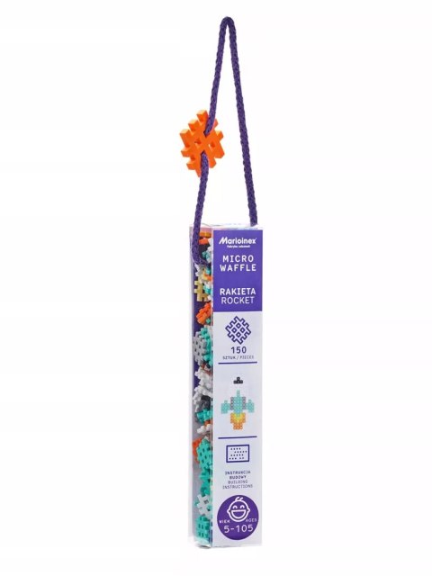 Klocki Micro Waffle 150 sztuk (Rakieta) Marioinex Klocki Micro Waffle 150 sztuk (Rakieta) Marioinex