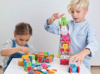 Klocki konstrukcyjne Mini Waffle (140 elementów)
