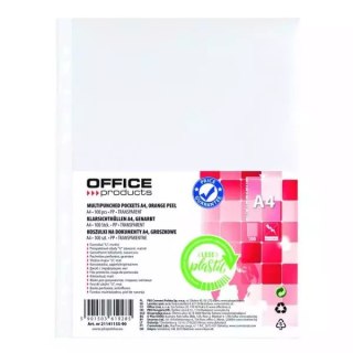 Koszulki na dokumenty A4 groszkowe 100szt Office Products