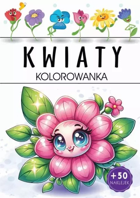 Kwiaty. Kolorowanka Kwiaty. Kolorowanka