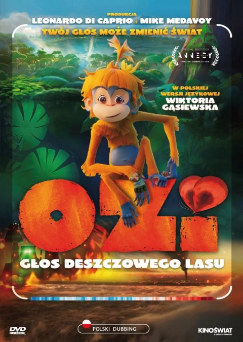 Ozi: Głos deszczowego lasu, płyta DVD Ozi: Głos deszczowego lasu, płyta DVD