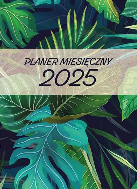 Planer 2025 miesięczny duży 1liście Planer 2025 miesięczny duży 1liście