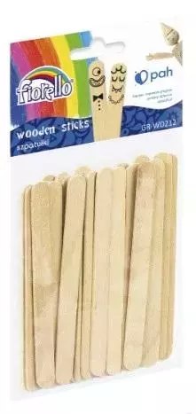 Szpatułki drewniane 11cm 24szt. FIORELLO Szpatułki drewniane 11cm 24szt. FIORELLO
