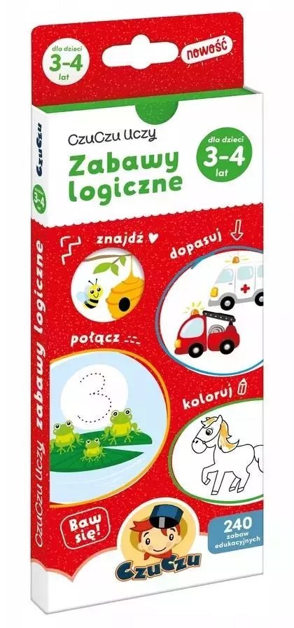 CzuCzu Uczy Zabawy logiczne dla dzieci od 3-4 lat CzuCzu Uczy Zabawy logiczne dla dzieci od 3-4 lat