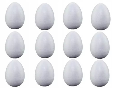 Jajko styropianowe Brewis 6 cm 12 szt. Jajko styropianowe Brewis 6 cm 12 szt.