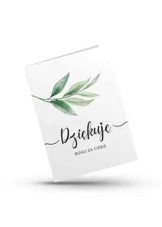 Karnet - Dziękuję Bogu za Ciebie