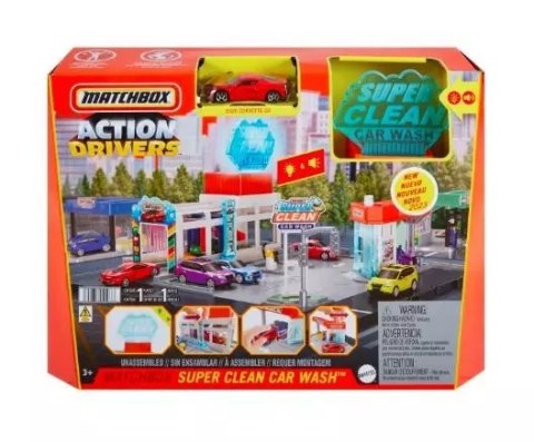 MATCHBOX Prawdziwe Przygody Myjnia samochodowa HNJ54 HBD74 MATTEL MATCHBOX Prawdziwe Przygody Myjnia samochodowa HNJ54 HBD74 MATTEL