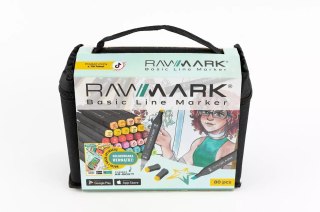 Markery Basic Line 80szt + Kolorowanka