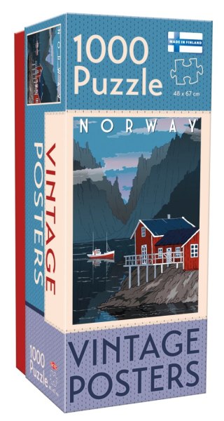 PUZZLE 1000 VINTAGE NORWEGIA