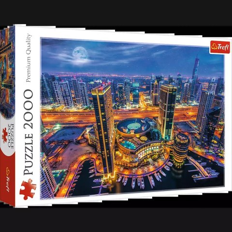 Puzzle 2000 elementów. Światła Dubaju
