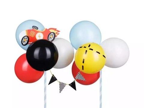 Balonowy topper na tort Autko 29cm Balonowy topper na tort Autko 29cm