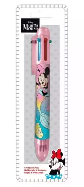 Długopis 6 kolorowy Myszka Minnie. Minnie Mouse MN30020 Kids Euroswan Długopis 6 kolorowy Myszka Minnie. Minnie Mouse MN30020 Kids Euroswan