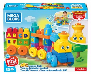 Mega Bloks First Builders. FWK22 Muzyczny pociąg ABC z dźwiękami