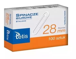 Spinacze biurowe 28 mm (100 sztuk)