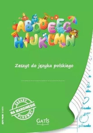 Zeszyt A5/32 linia dla klas 1-3 J. pol. zasady ort