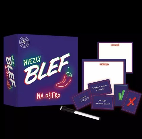 Gra Niezly Blef Na Ostro Trefl pudełko Gra Niezly Blef Na Ostro Trefl pudełko