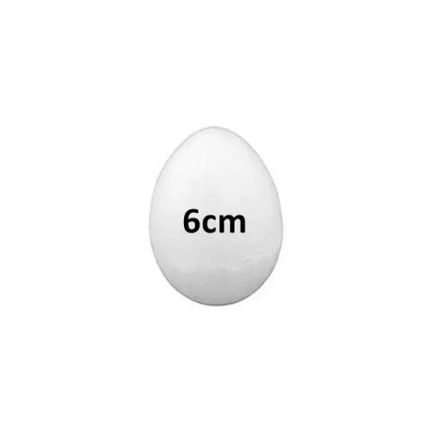 Jajka wielkanocne styropianowe 6 cm (10 sztuk) Jajka wielkanocne styropianowe 6 cm (10 sztuk)