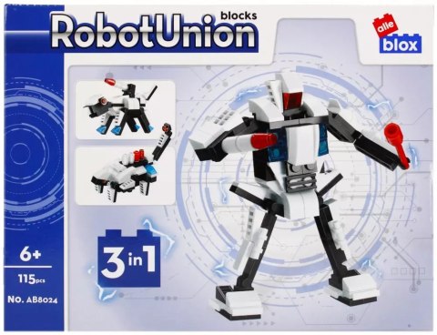 Klocki Konstrukcyjne 115 ElementÓw Robot Alleblox 492901 Klocki Konstrukcyjne 115 ElementÓw Robot Alleblox 492901