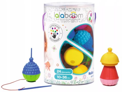 Lalaboom. Zestaw kulko-klocków (24 elementy) Lalaboom. Zestaw kulko-klocków (24 elementy)