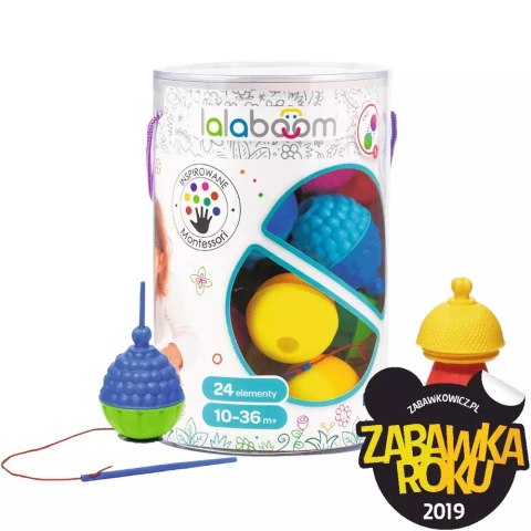 Lalaboom. Zestaw kulko-klocków (24 elementy) Lalaboom. Zestaw kulko-klocków (24 elementy)