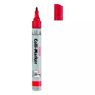 Marker wodoodporny, czerwony