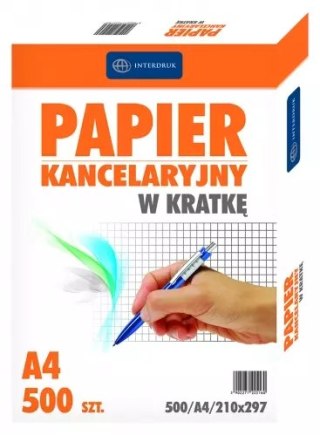 Papier Kancelaryjny A4/500ark kratka Int Fol