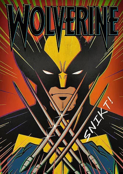 Puzzle 1000 elementów. Premium Plus. Wolverine