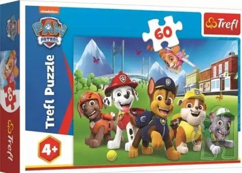Puzzle 60 elementów. Psi Patrol. Na polanie