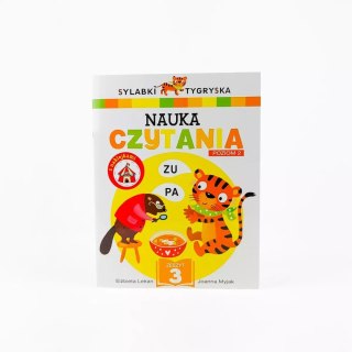 Sylabki Tygryska. Nauka czytania. Poziom 2. Zeszyt 3
