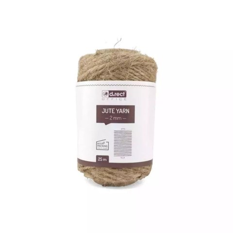 Sznurek jutowy 2mm 25m D.RECT Sznurek jutowy 2mm 25m D.RECT