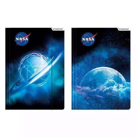 Teczka z gumką Pap A4 Nasa Starpak Fol 10/100