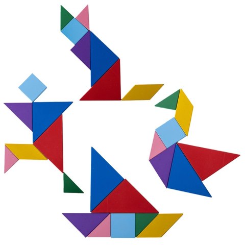 Układanka drewniana. Tangram Układanka drewniana. Tangram