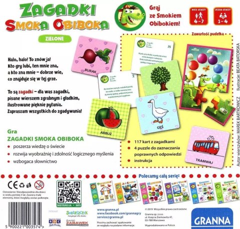 Zielona gra. Zagadki Smoka Obiboka Zielona gra. Zagadki Smoka Obiboka