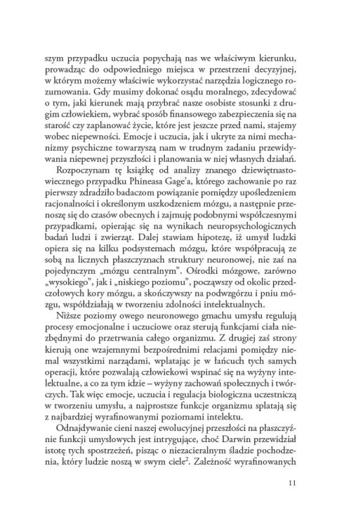Błąd Kartezjusza. Emocje, rozum i ludzki mózg