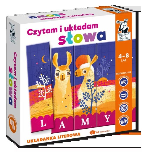 Czytam i układam słowa. Układanka literowa Czytam i układam słowa. Układanka literowa