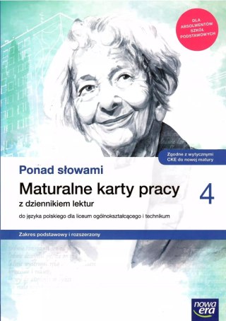 Ponad słowami 4. Język polski. Maturalne karty pracy z dziennikiem lektur dla liceum ogólnokształcącego i technikum. Zakres pods