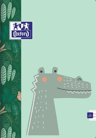 Zeszyt Oxford Kids A5/32K linia podwójna kolorowa