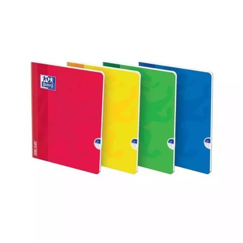 Zeszyty A4/60k, kratka. Open flex, różne kolory (5szt)