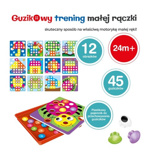 Guzikowy trening małej rączki Guzikowy trening małej rączki
