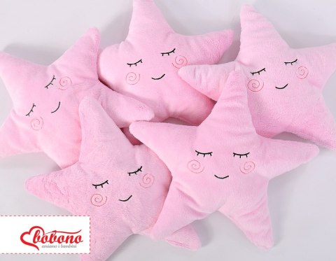 Poduszka Little STAR z grzechotką- różowa Poduszka Little STAR z grzechotką- różowa