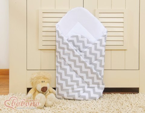 Rożek miękki- Simple chevron szary Rożek miękki- Simple chevron szary